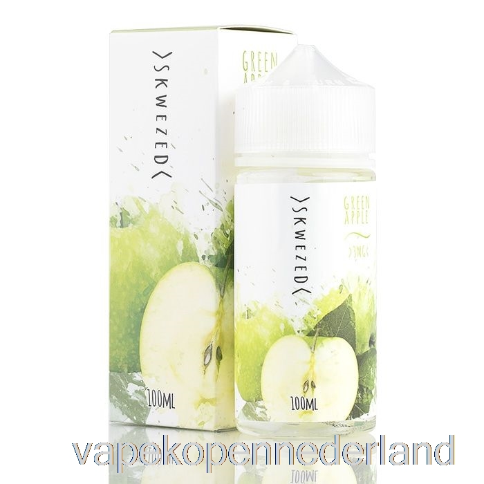 Vape Nederland Groene Appel - Scheve E-vloeistof - 100ml 0mg